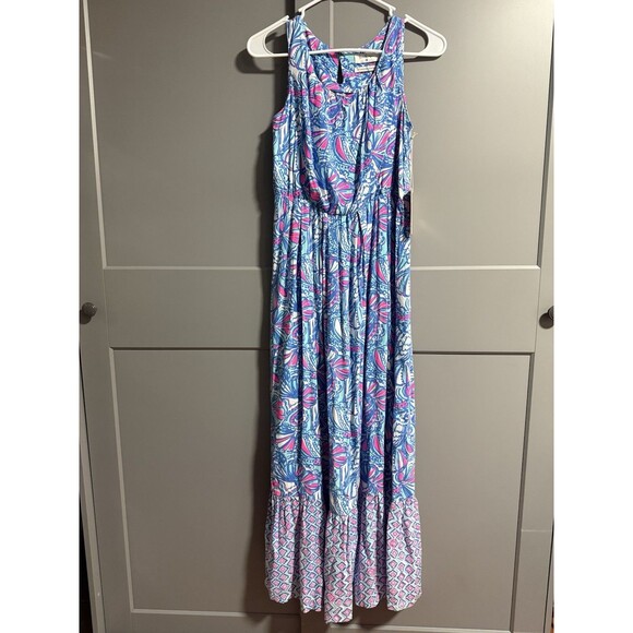 Lilly Pulitzer Other - NWT Lily Pulitzer Target Girls Paisley Tier Maxi Dress XL 20th Anniversary